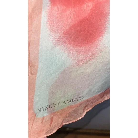 Vince Camuto Women's Rectangle Scarf Floral Multicolored 40 x 40 inches - Picture 3 of 3